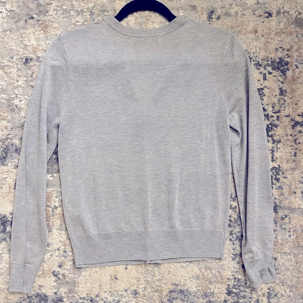 Zara fine knit grey marl cardigan size Small. - Picture 2 of 4